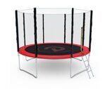 Батут с сеткой DFC PELPO 12ft с лестницей, RED